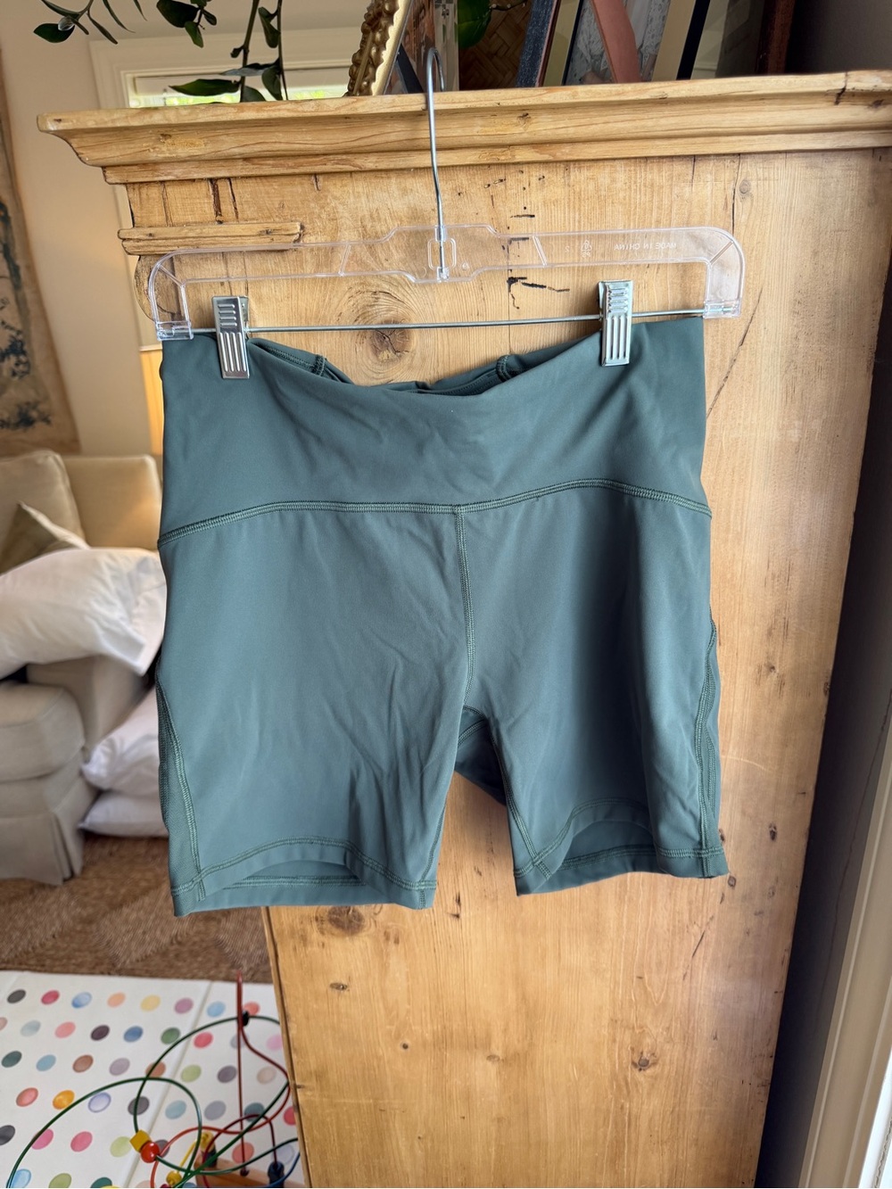 Lululemon Women’s High-Rise Bike Shorts — Green